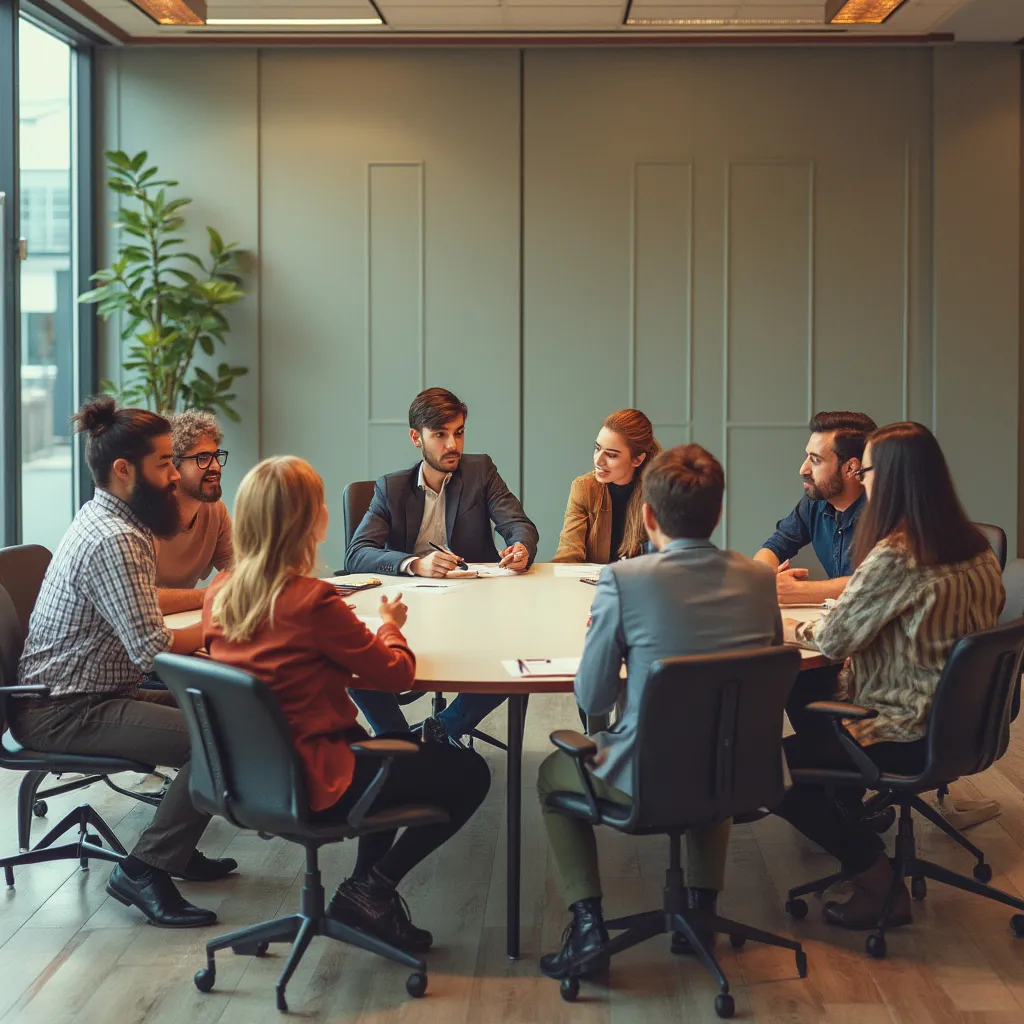 Séance de coaching individuelle, ambiance concentrée