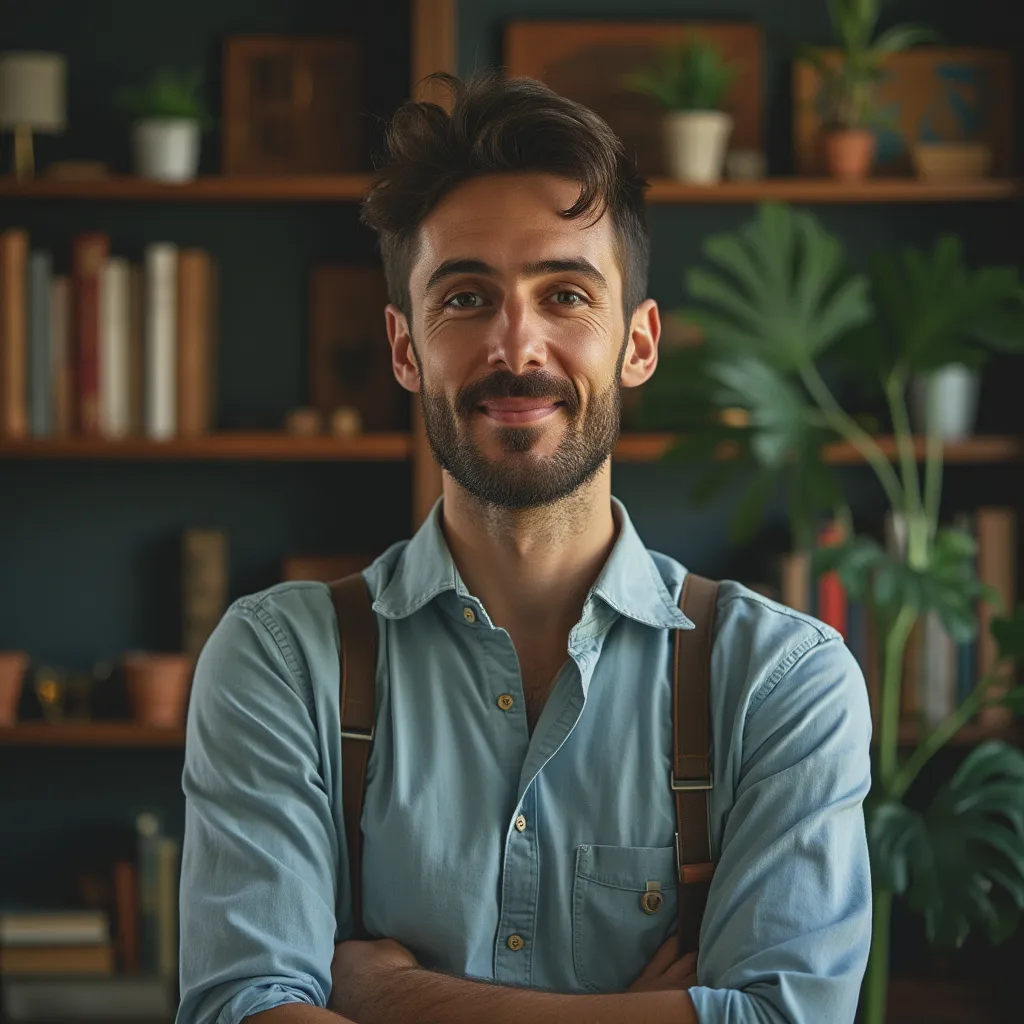 Portrait de Lucas Moreau, Spécialiste en Développement Personnel